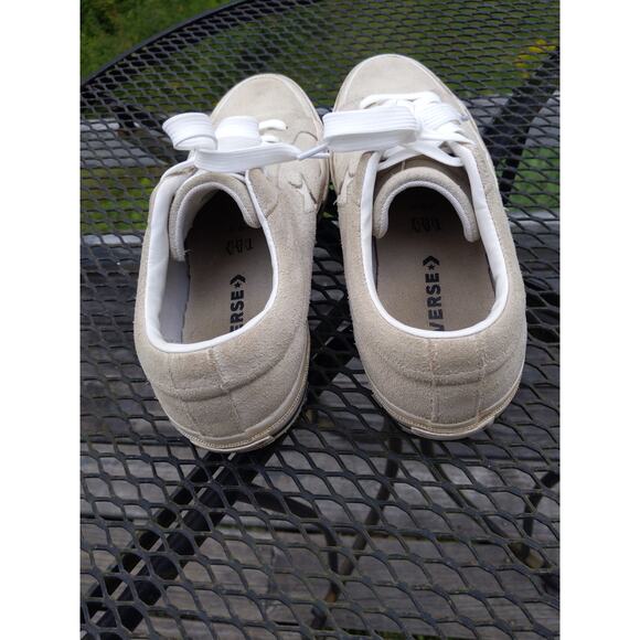 Converse One Star Ox Sz W10 M8 Suede OG 1 Retro Low Off Cream Leather - Picture 7 of 9